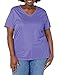Just My Size Women's Plus-Size Cooldri s/V-Neck, Petal Purple, 3X