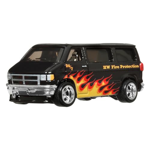 Premium Dodge Van #68 Hot Wheels 1/64 miniatura 1