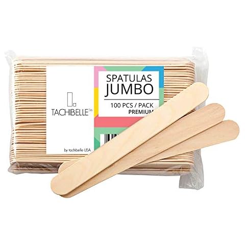 Tachibelle 100 Piece Jumbo Craft Sticks, Premium Wood for Building, Mixing, and Creating Craft Projects Cover