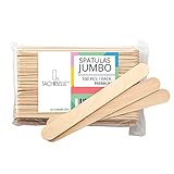 Tachibelle 100 Piece Jumbo Craft Sticks, Premium Wood For Building, Mixing, and Creating Craft Projects