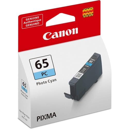 Canon CLI-65 PC Tinte Foto Cyan, 12,6 ml Druckertinte für PIXMA Tintenstrahldrucker ORIGINAL EUR/OCN Standard – Ansicht 2