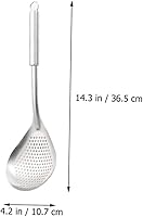 Vista 4 de Colador de fideos ergonómico para freír para uso doméstico, accesorio esencial de cocina para cocinar y preparar alimentos, herramienta colador