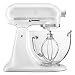 KitchenAid KSM155GBFP 5-Qt. Artisan Design Series with Glass Bowl - Frosted Pearl White