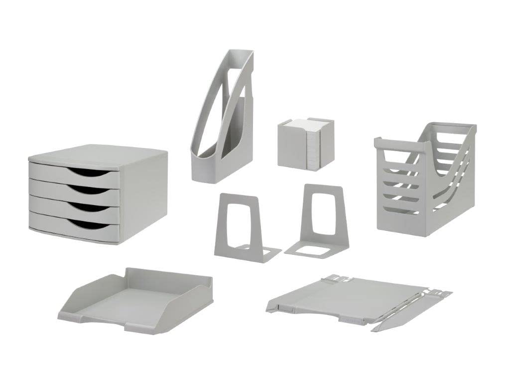 Ladeboxen, metalen ladebox, afsluitbaar, 3 laden, bureau, ladebox, opslag, opbergdoos, aluminiumlegering, 30 x 36 x 20 cm