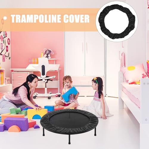 Coussin de sécurité trampoline 40 pouces noir avec 6 trous en mousse Magiclulu - 3