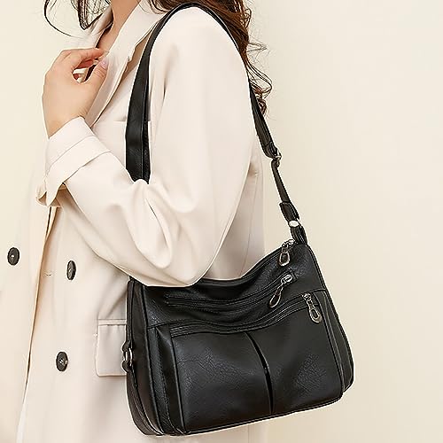 Sac à main carré multi-poches zippé pour un rangement optimal - 2