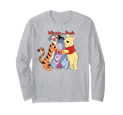 T-shirt manche longue Disney Winnie anti-irritation en jersey souple pour peaux sensibles