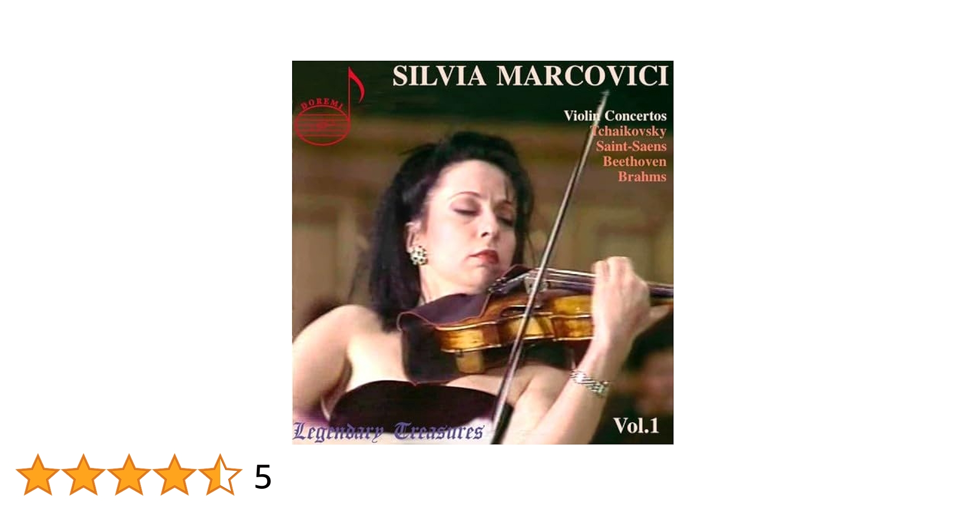 Amazon.com: Violin Concertos 1: 0723721397852: Silvia