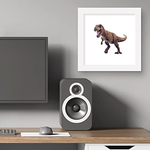 Décoration Murale T. Rex Jurassic World Cadre Blanc Gallery Pops Poster 30,5 cm - 6