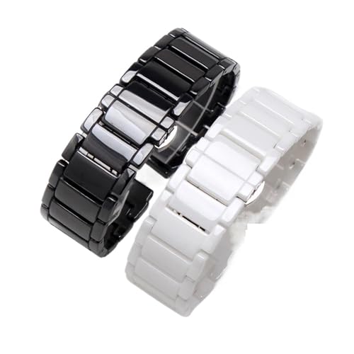 Bracelet montre céramique bicolore Glory S1, confort hypoallergénique et étanche