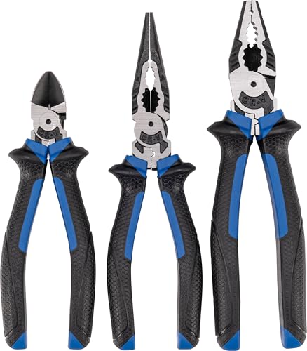 Jeu de 3 pinces Condor l'essentiel pour aménager et réparer votre maison