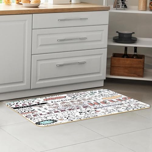 Alfombra de pasillo para cocina y cuarto de lavado antideslizante pack de 2 7