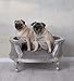 Hundebett Barock Silber Grau Hundesofa Small Katzenbett cat700e19 Palazzo Exclusiv