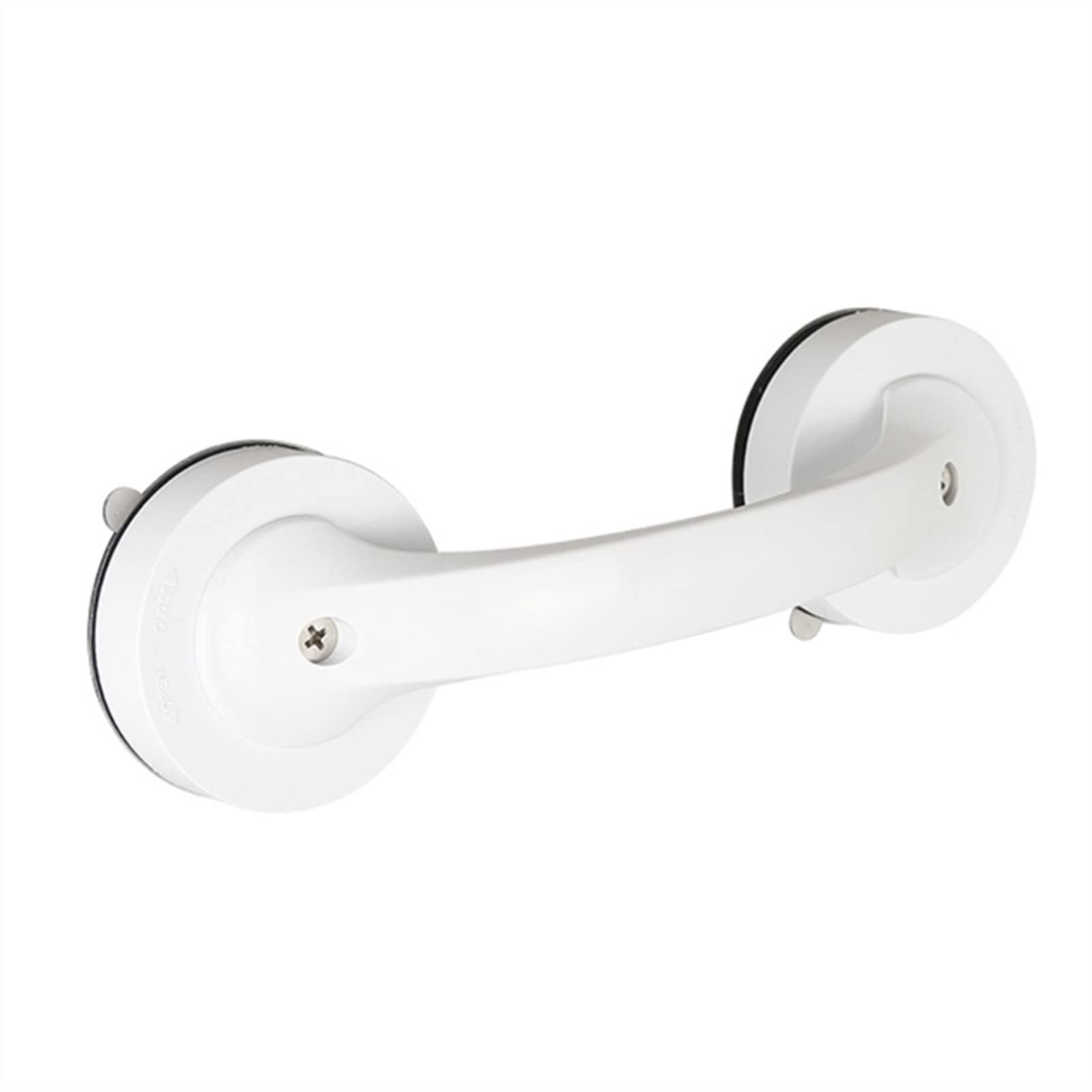 Barra de Agarre para Ducha con Ventosa, Mango de Ventosa Seguro y Fuerte Manija para bañera de Ducha Manija Antideslizante para niños (Color : Black) (Blanco)