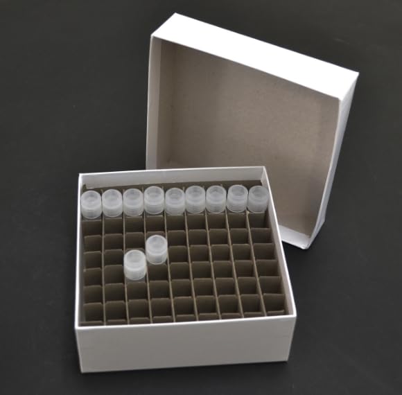 labForce SB2CC-81-THO Cardboard Freezer Boxes with 81-Place