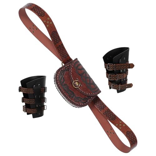 Sac ceinture médiévale PU : oubliez les poches modernes en festival de cosplay