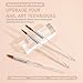 3PCS Acrylic Nail Brush Set, Size 8/10/12 Professional Nail Brushes for Application Acrylic Powder Brush for Nail Art DIY Home Salon Nail Manicure Tool