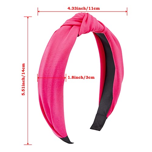 Siquk 22 Pieces Top Knot Headband For Womens Knotted Headbands Cross Knot Hair Headbands Wide Knot Headbands #TOP1