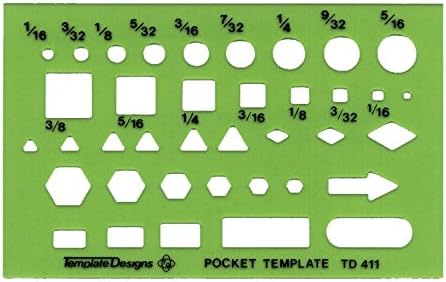 Amazon.com: Alvin TD411 Pocket Guide Template