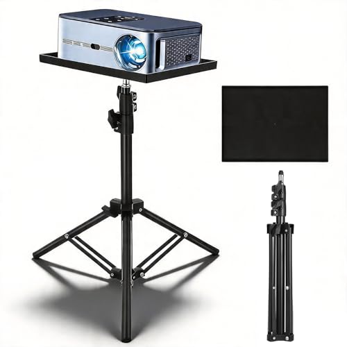 Soporte para DJ y proyector de altura regulable con trípode portátil estable 2