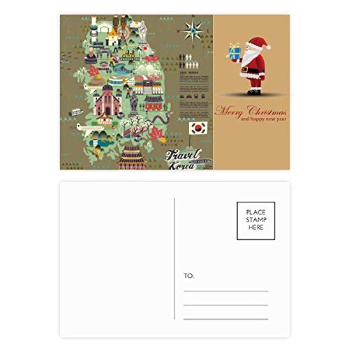 Cartes postales de Père Noël en Corée : partagez la magie d'un Noël sans frontières