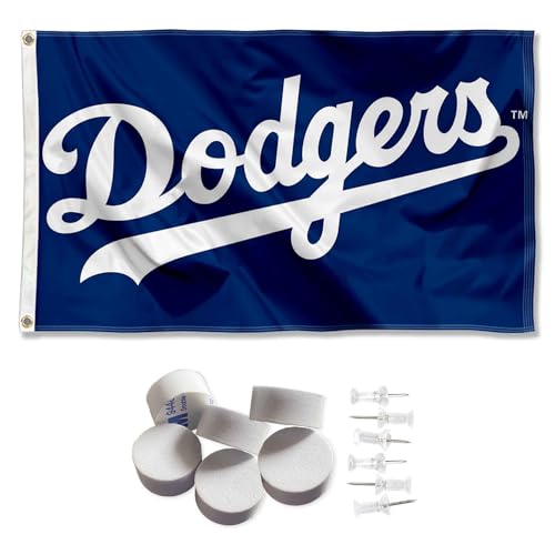 Los Angeles Dodgers Banner and Tapestry Wall Tack Pads