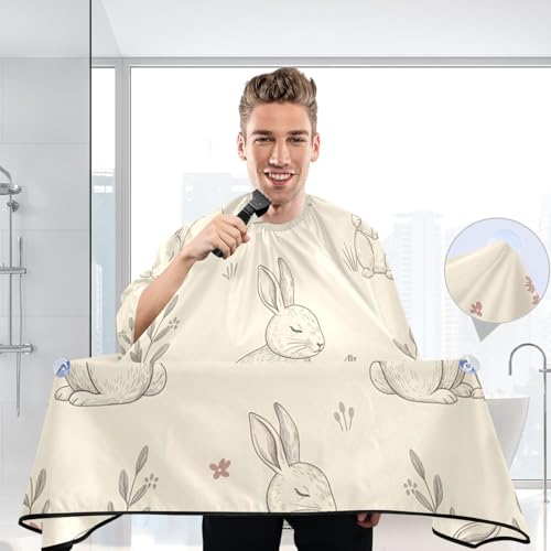 Capa impermeable para cortar cabello estilo profesional miniatura 6