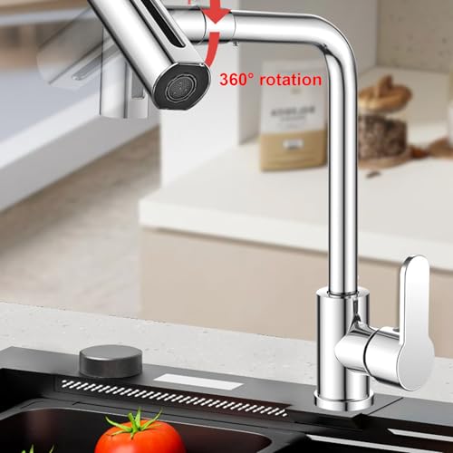 Robinet utilitaire de cuisine 4 modes pour bar et appartement - 5