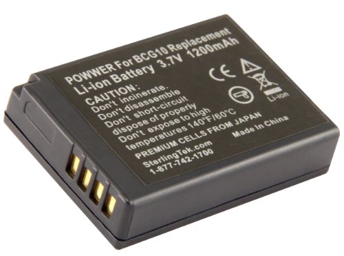 STK DMW-BCG10PP Battery for Panasonic Lumix DMC-ZS19, DMC-ZS20, DMC-ZS25, DMC-ZS8, DMC-ZS7, DMC-ZS3, DMC-ZS10