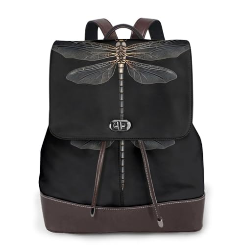 Sac à dos tendance multifonction en cuir avec compartiment PC ordinateur