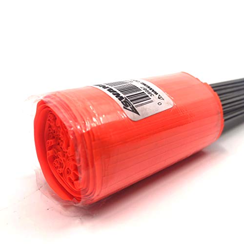 Swanson Tool Co FOR15100 Markierungsfahnen mit 38,1 cm Drahtstangen, Orange, 100 Stück
