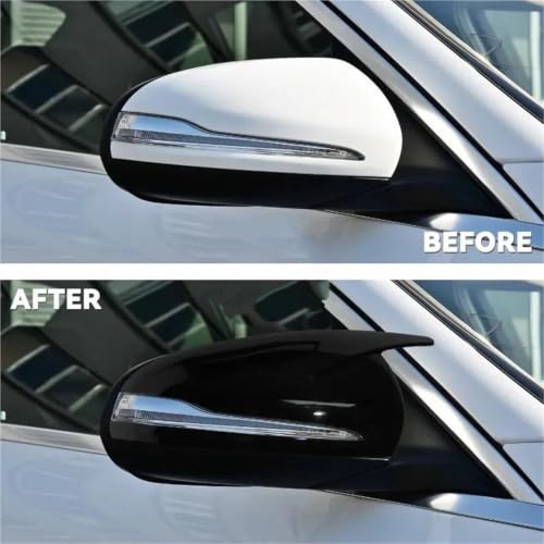 Capuchon d'aile Benz W205 W213 finition bright black haut de gamme