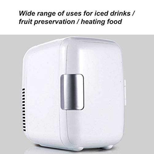 FHJZXDGHNXFGH Home Mini-koelkast, 4 liter, dubbel gebruik, lage noise-koelkast, auto, vriezer, thermische warmte, bewaardoos, koude ijsbox - Afbeelding 4