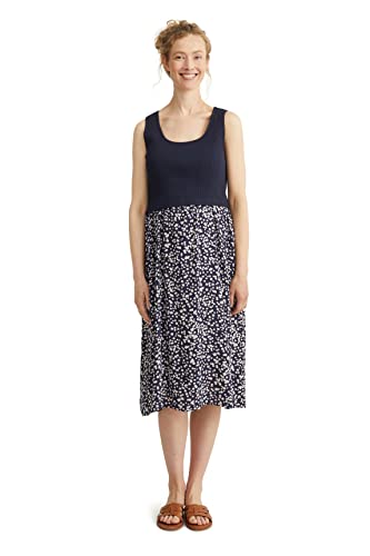 C&A Damen Kleid Umstandsmode U-Ausschnitt unter dem Knie A-Linie Kleider...