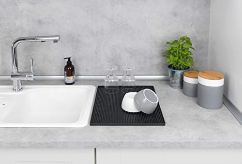 WENKO Geschirr-Abtropfmatte Maxi, extra große Gummimatte mit Noppenstruktur zum Trocknen von Geschirr & Gläsern… – Bild 8