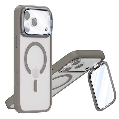Coque iPhone 16 Pro gris mat pour une protection fine au bureau