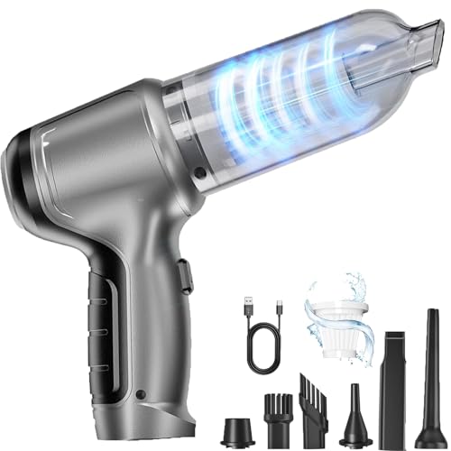 WYRIAZA Aspirateur Voiture, 9700Pa Aspirateur a Main 5000mAh Aspirateur Voiture Puissant Mini...
