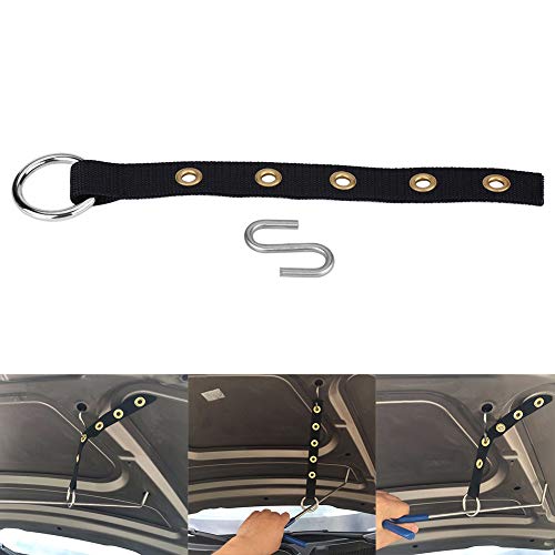 Correa de Reparación de Abolladuras de Nailon para Automóvil de Coche, Varilla de Eliminación de Abolladuras sin Pintura con Gancho de Metal, Herramienta de Varilla de Reparación de Abolladuras sin Pi
