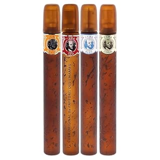 Cuba for Men Gift Set Cuba Gold Red Blue and Orange and All Are 1.15-Ounce