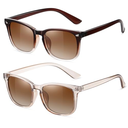 FEIDUSUN Polarized Sunglasses for Women and Men Classic Trendy Sun Glasses with UV Protection