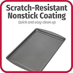 GoodCook AirPerfect Non-Stick 17” X 11" Cookie Sheet Set, Homemade, Frozen & Leftover Slices, Set of 2