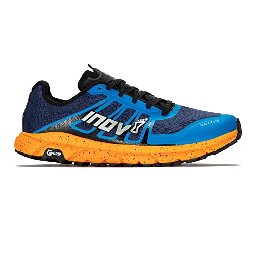 Inov-8 Men's TrailFly G 270 V2 Hiking Shoe, Blue/Nectar, 83