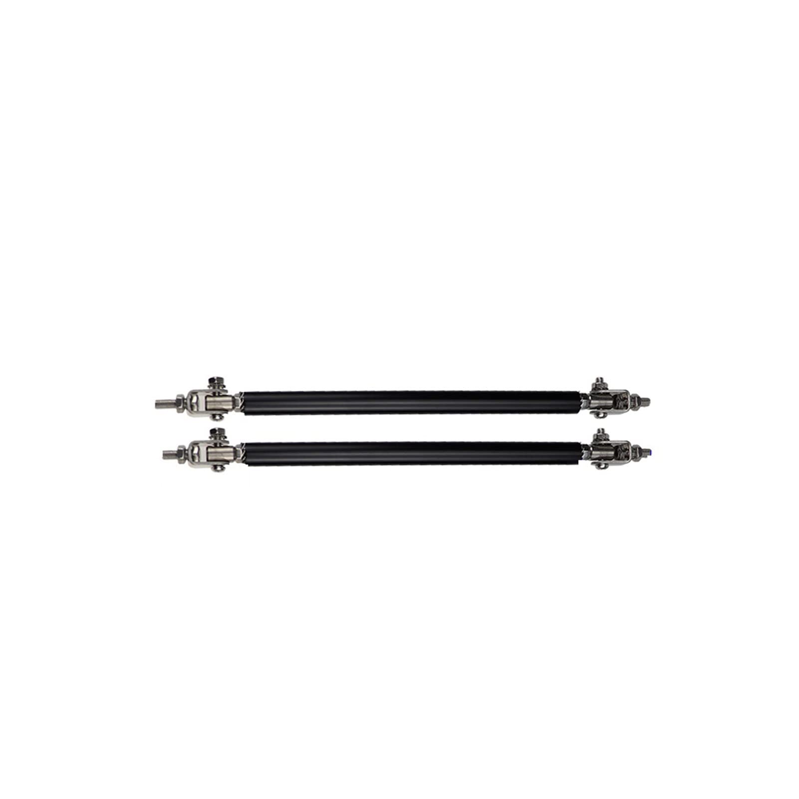 Car Splitter Rods Racing Adjustable Front Rear Bumper Lip Support Strut Brace Tie Pull Bar Kit 75/100/150/200mm Universal 1 Pair (Color : Black-150mm)