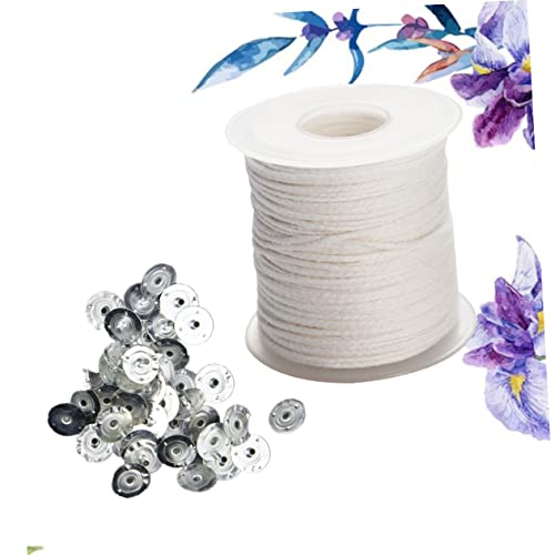 Kit para hacer velas con mechas de algodón trenzado miniatura 5