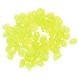 Pwshymi Buen Material de Piedra Luminosa para el hogar para la decoración(Green)