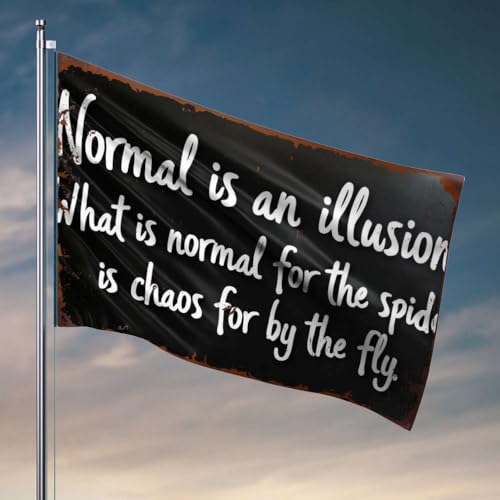 Home Bar Metal Signs Normal is an Illusion What is
