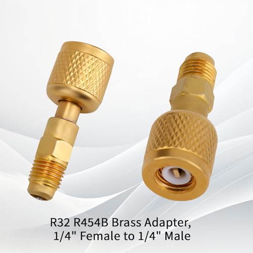 Set de 4 adaptadores de latón para refrigerante miniatura 3