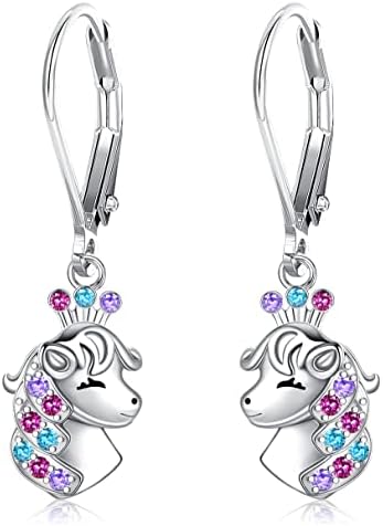 Orecchini a forma di cavallo in argento sterling / Orecchini per