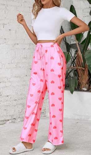 Image of X-Image Women Comfy Casual Pajama Pants with Pockets & Drawstring