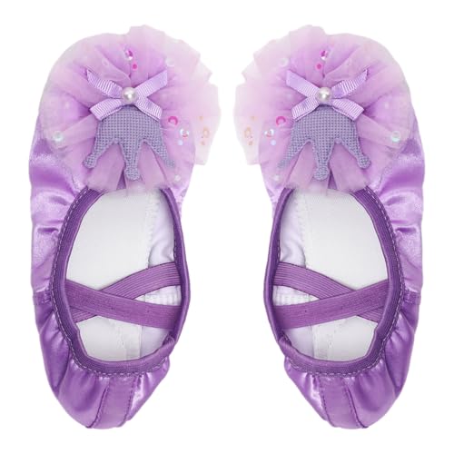Girls Ballet Shoes Princess Split Sole Dance Shoes Ballroom Dance Slippers2